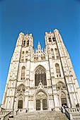 Bruxelles, Belgio - la cattedrale dei Santi Michele e Gudule. 